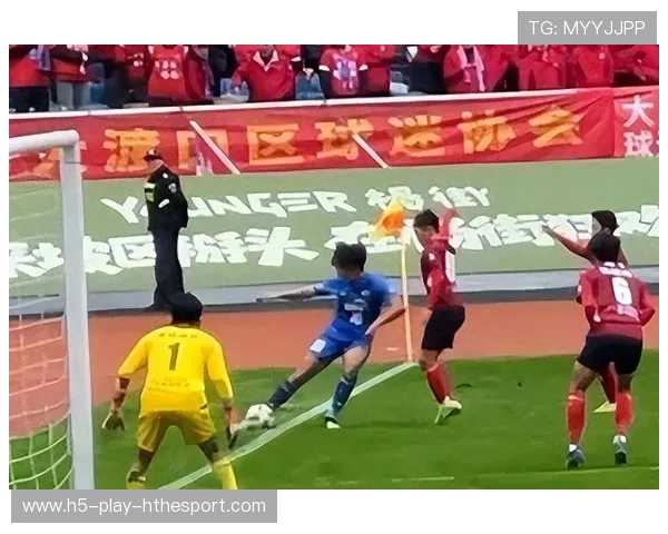 足球裁判执法时被球迷扔瓶子砸中